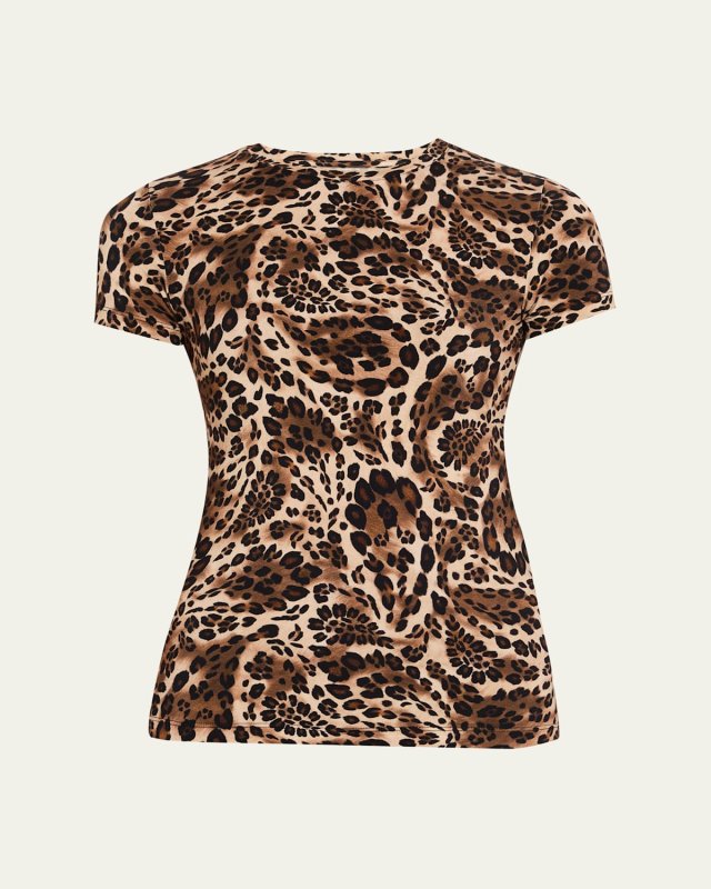 Ressi Short-Sleeve Leopard Paisley T